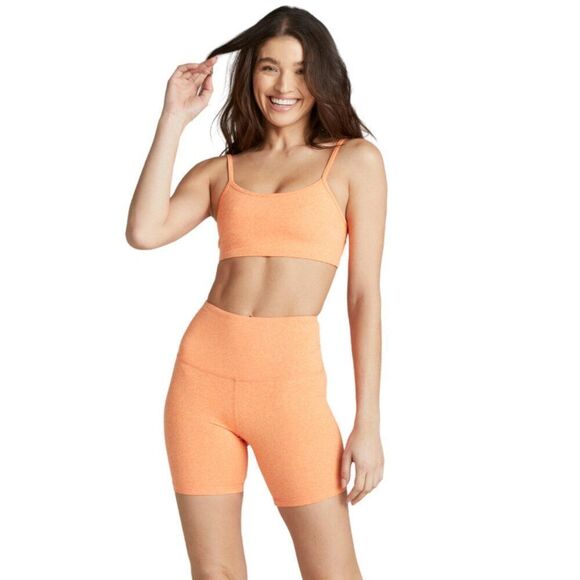 Strut This High-Rise 6" Pebble Short Orange Heather Women's Size Small NWT - Picture 2 of 8